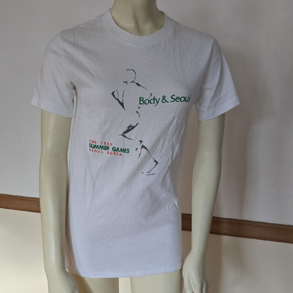 Vintage Unworn 1988 SEOUL SUMMER OLYMPICS  Short Sleeve Tee 34-36, Small